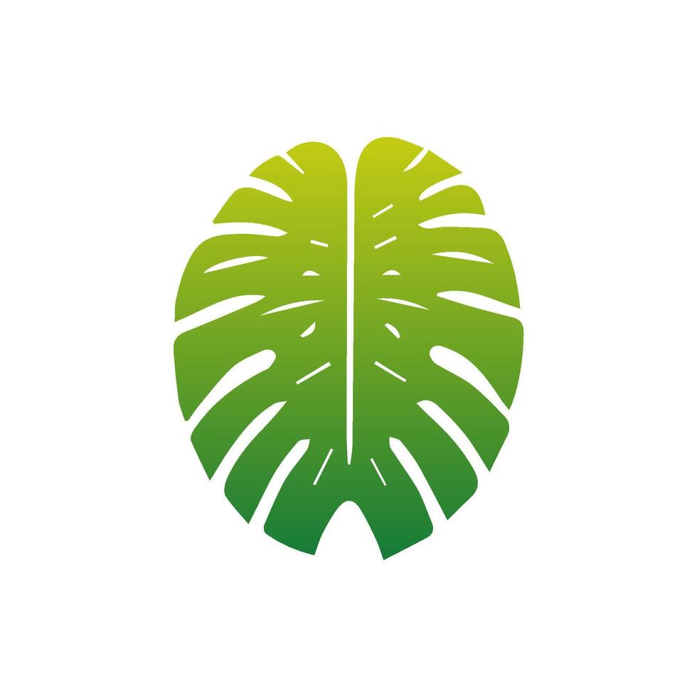 Green leaf icon. Elements design for natural, eco, vegan, bio labels vector
