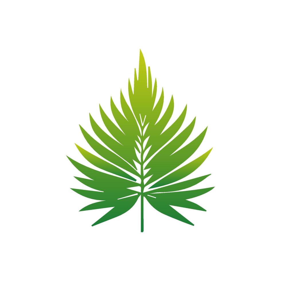 Green leaf icon. Elements design for natural, eco, vegan, bio labels vector