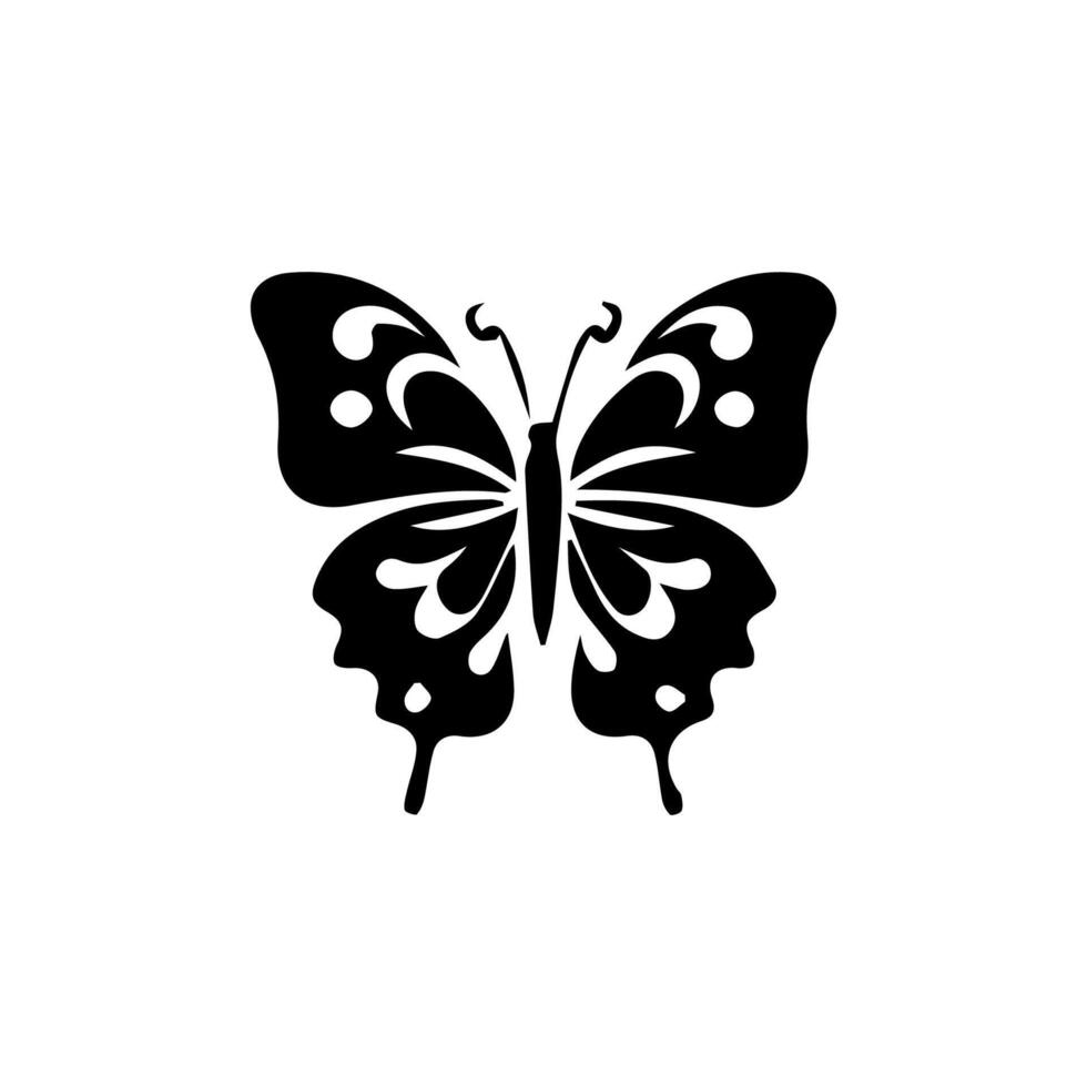 Beautiful Ornament Butterfly Decoration element Design vector