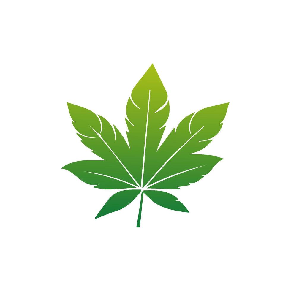 Green leaf icon. Elements design for natural, eco, vegan, bio labels vector