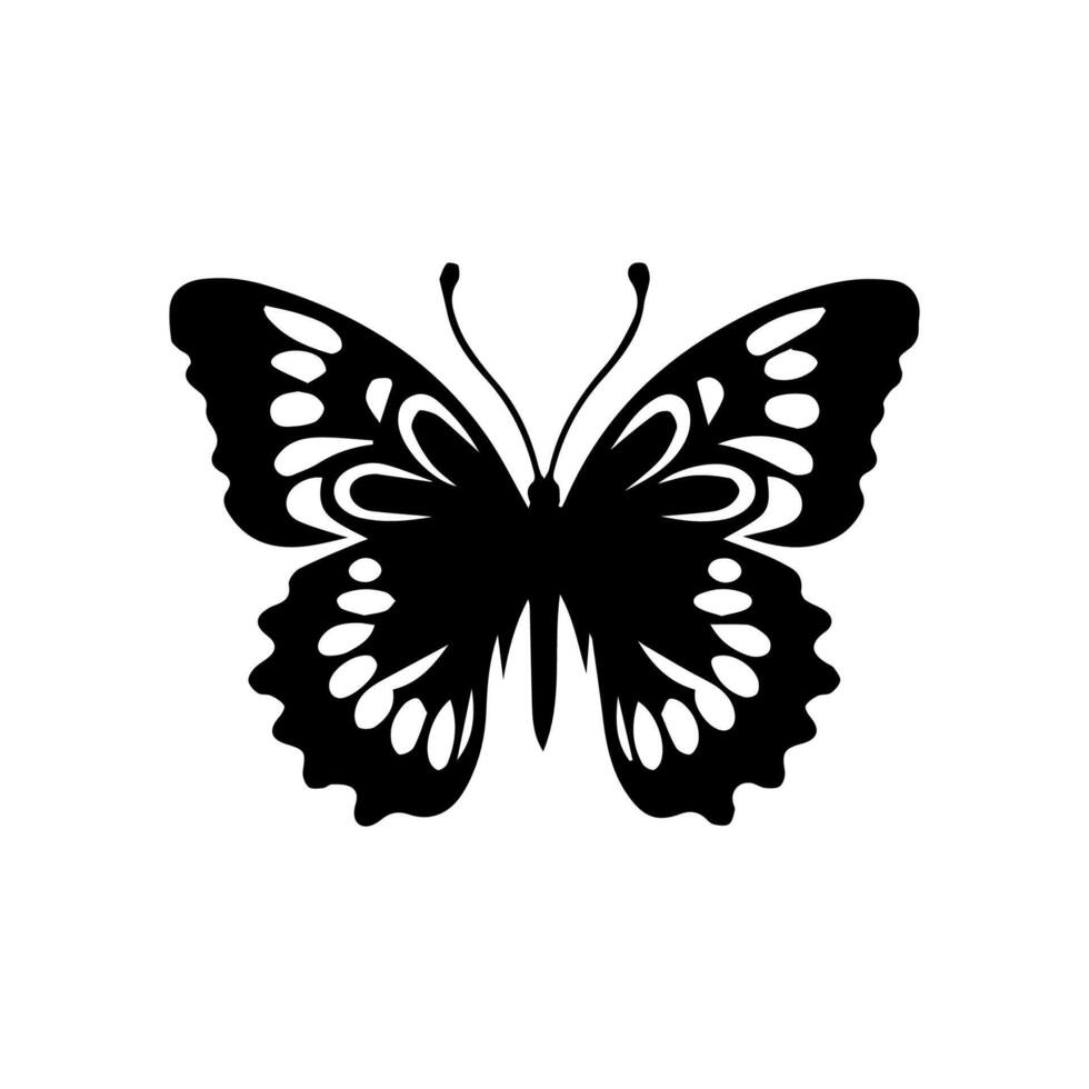Beautiful Ornament Butterfly Decoration element Design vector