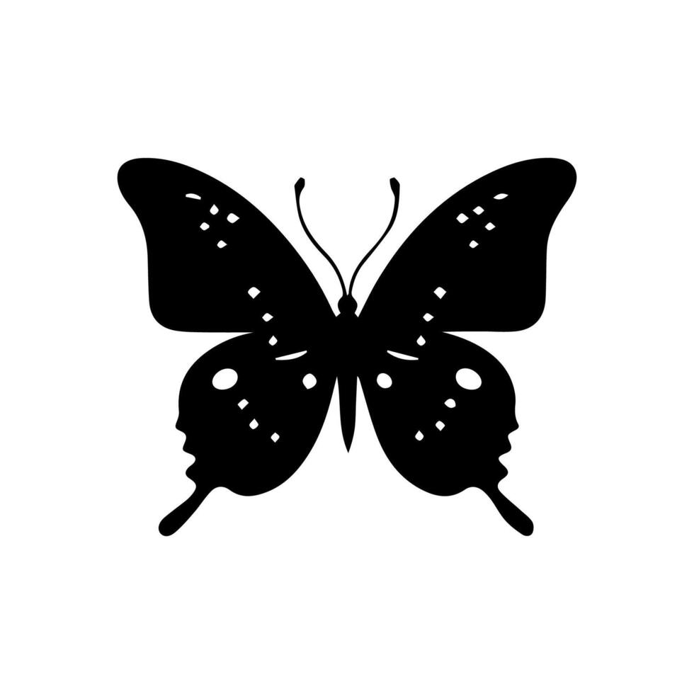Beautiful Ornament Butterfly Decoration element Design vector