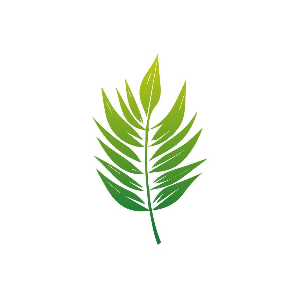 Green leaf icon. Elements design for natural, eco, vegan, bio labels vector