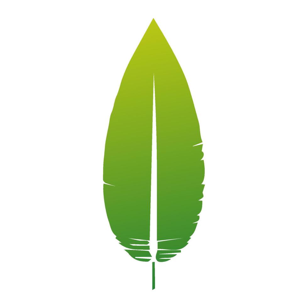 Green leaf icon green. Elements design for natural, eco, vegan, bio labels vector