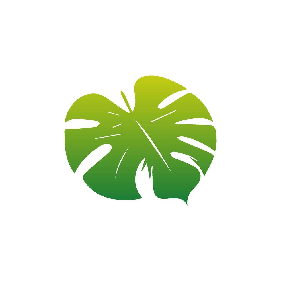 Green leaf icon green. Elements design for natural, eco, vegan, bio labels vector