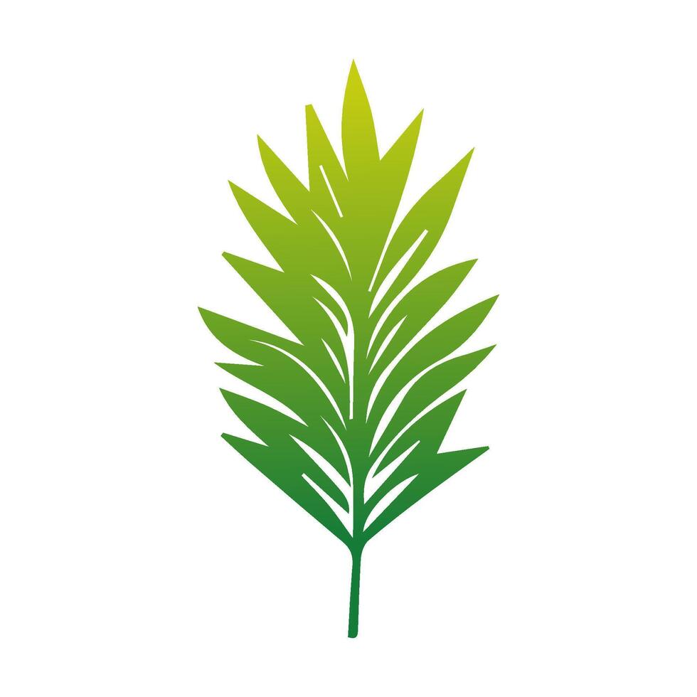 Green leaf icon. Elements design for natural, eco, vegan, bio labels vector