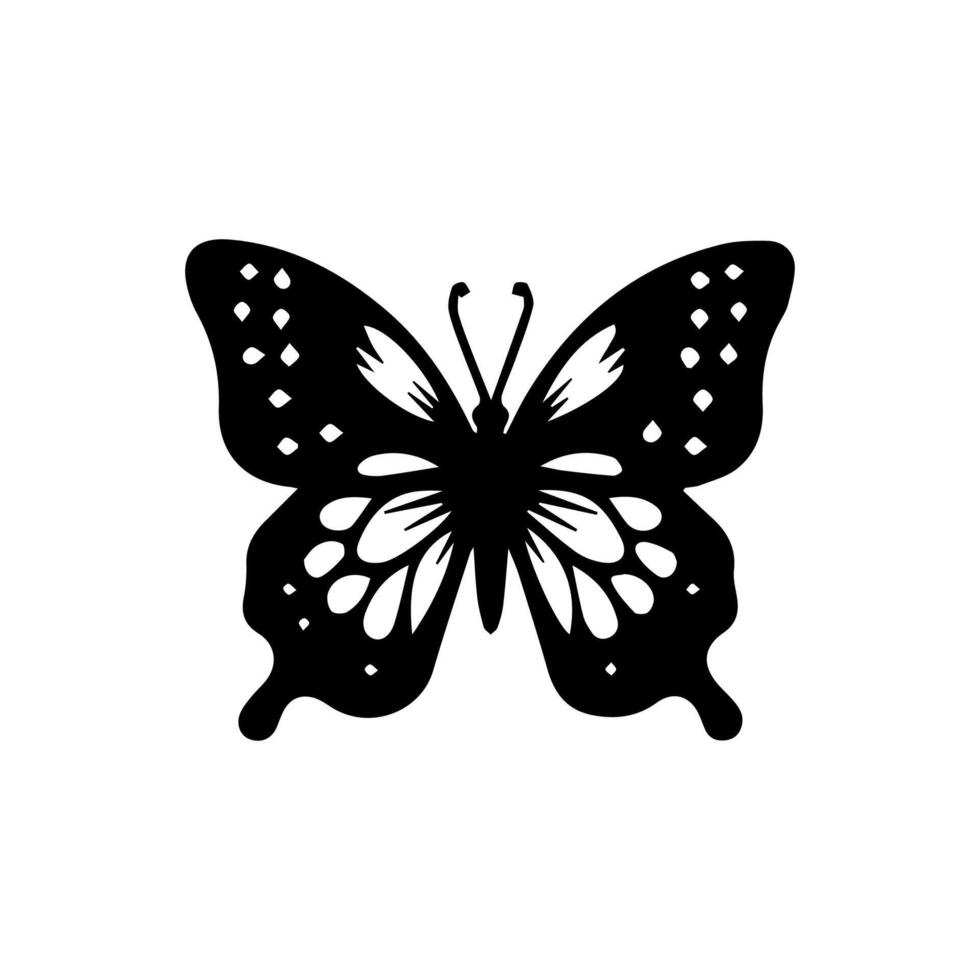 Beautiful Ornament Butterfly Decoration element Design vector
