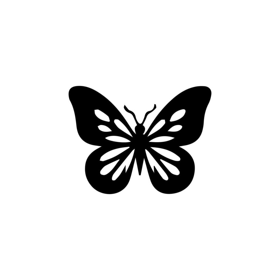 Beautiful Ornament Butterfly Decoration element Design vector