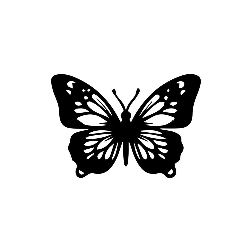 Beautiful Ornament Butterfly Decoration element Design vector