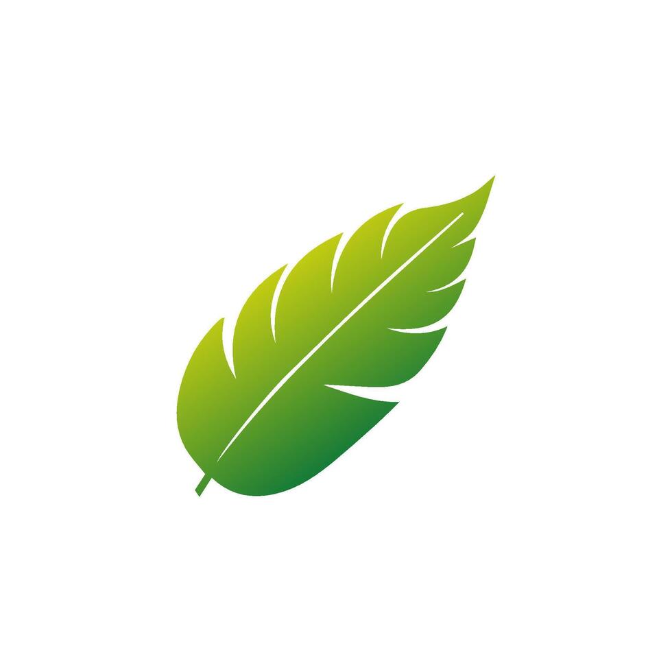 Green leaf icon green. Elements design for natural, eco, vegan, bio labels vector