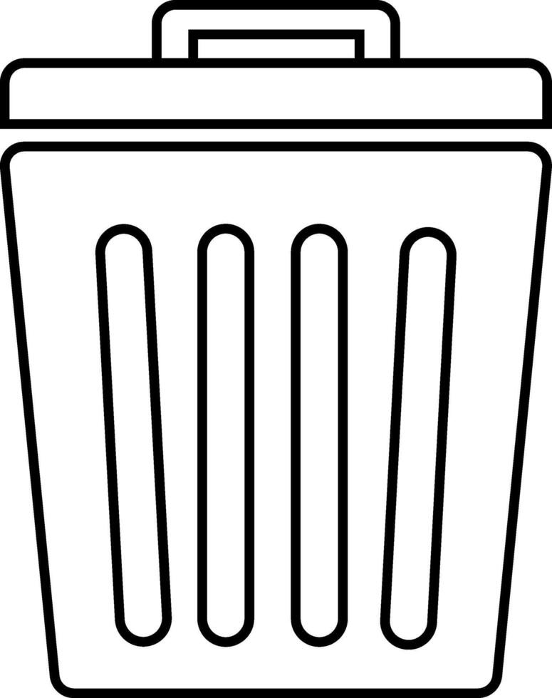 Trash icon sign. Delete icon symbol illustration design vector