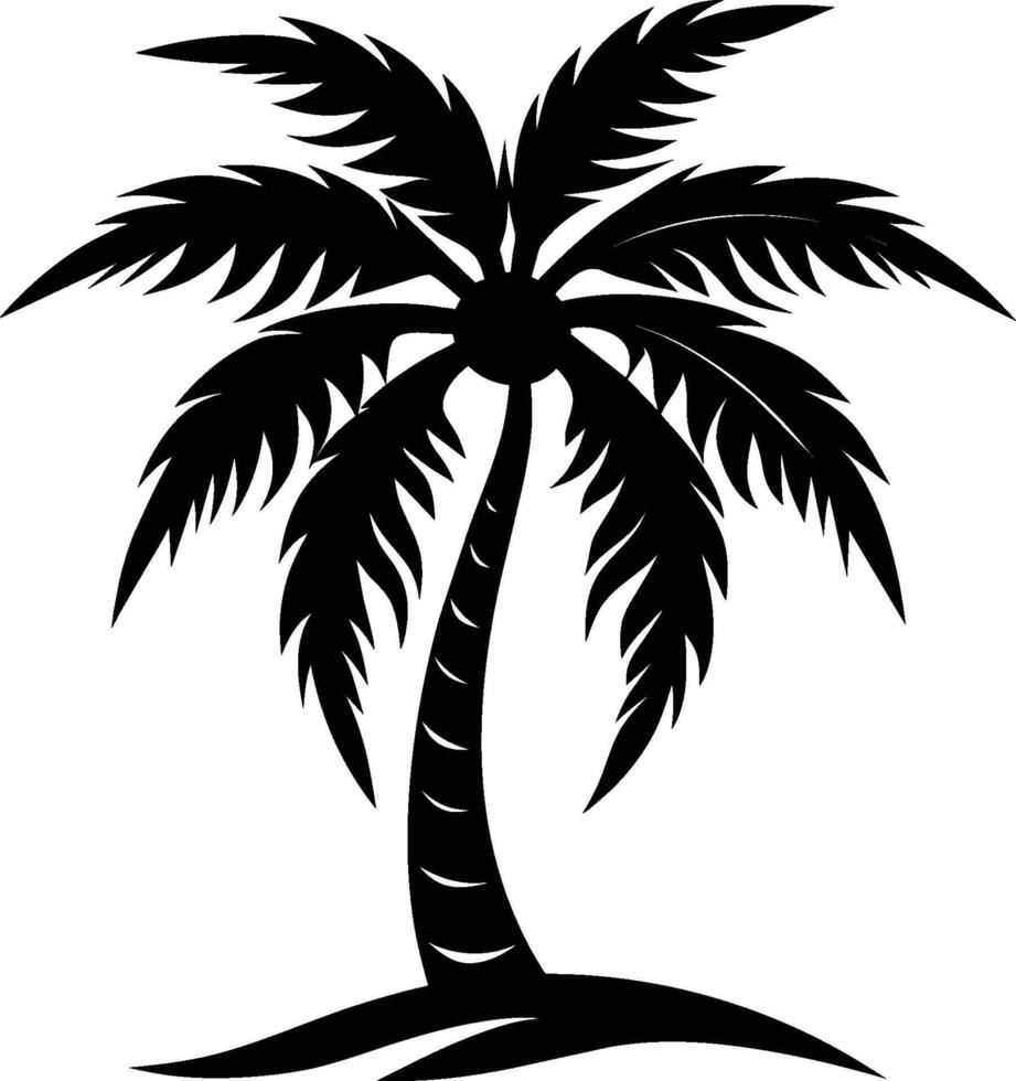 Palm tree icon design template isolated vector