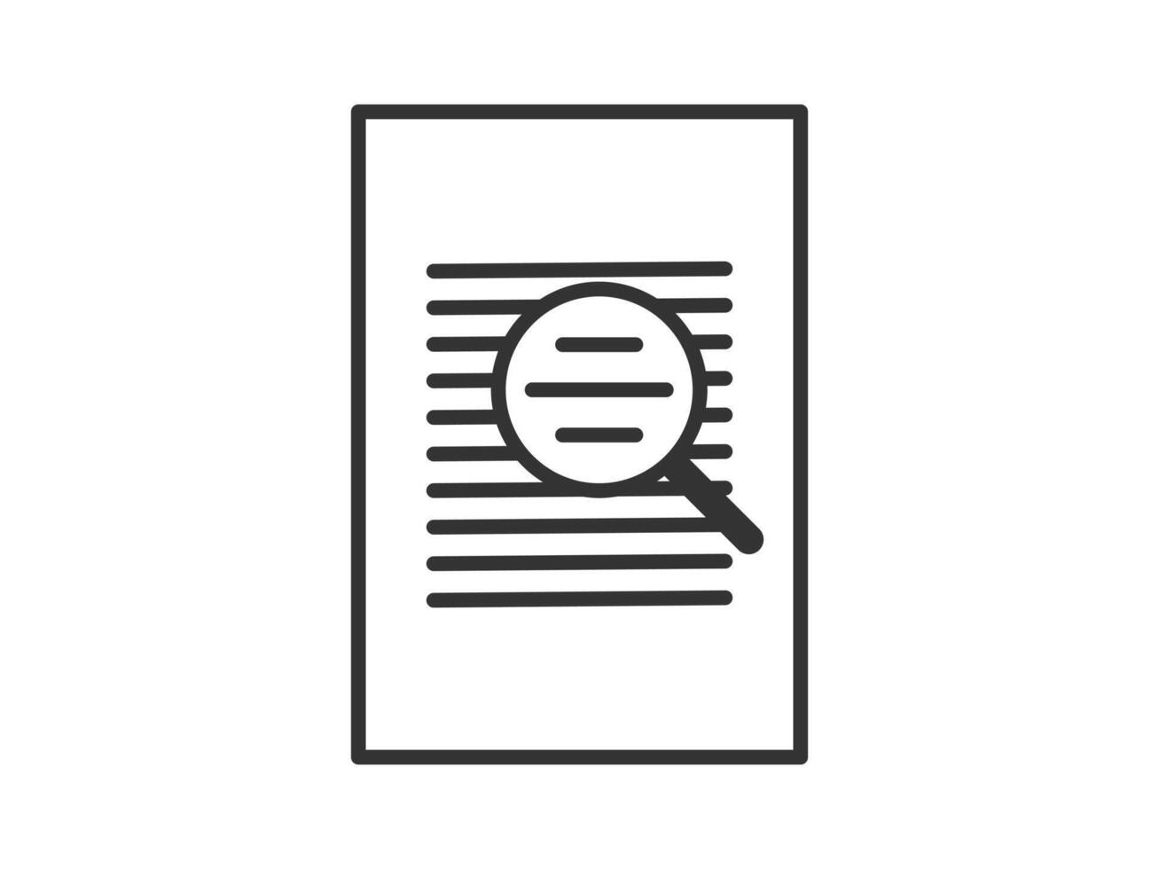 Illustration a icon depicting documents, suitable for web and mobile applications, isolated for use in graphic and design. vector