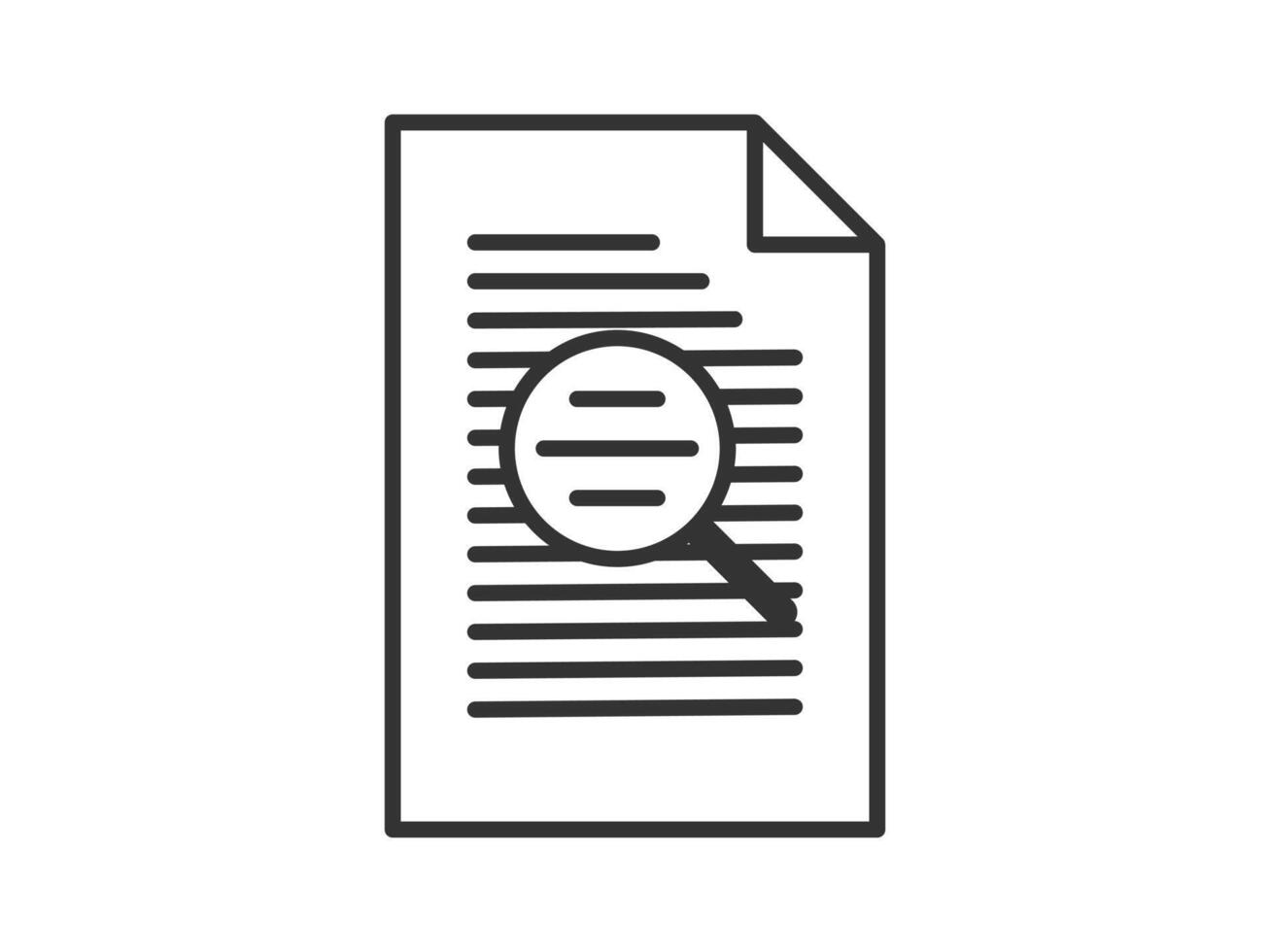 Illustration a icon depicting documents, suitable for web and mobile applications, isolated for use in graphic and design. vector