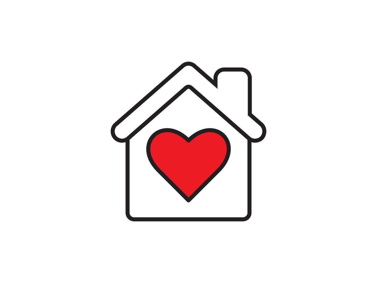 Icon a house representation, isolated against a clean background. This simple symbol evokes a sense of warmth and security, embodying the concept of home. vector