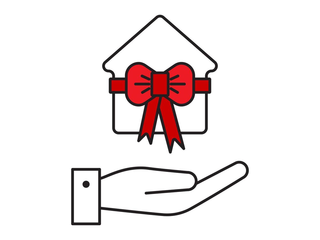 Icon a house representation, isolated against a clean background. This simple symbol evokes a sense of warmth and security, embodying the concept of home. vector