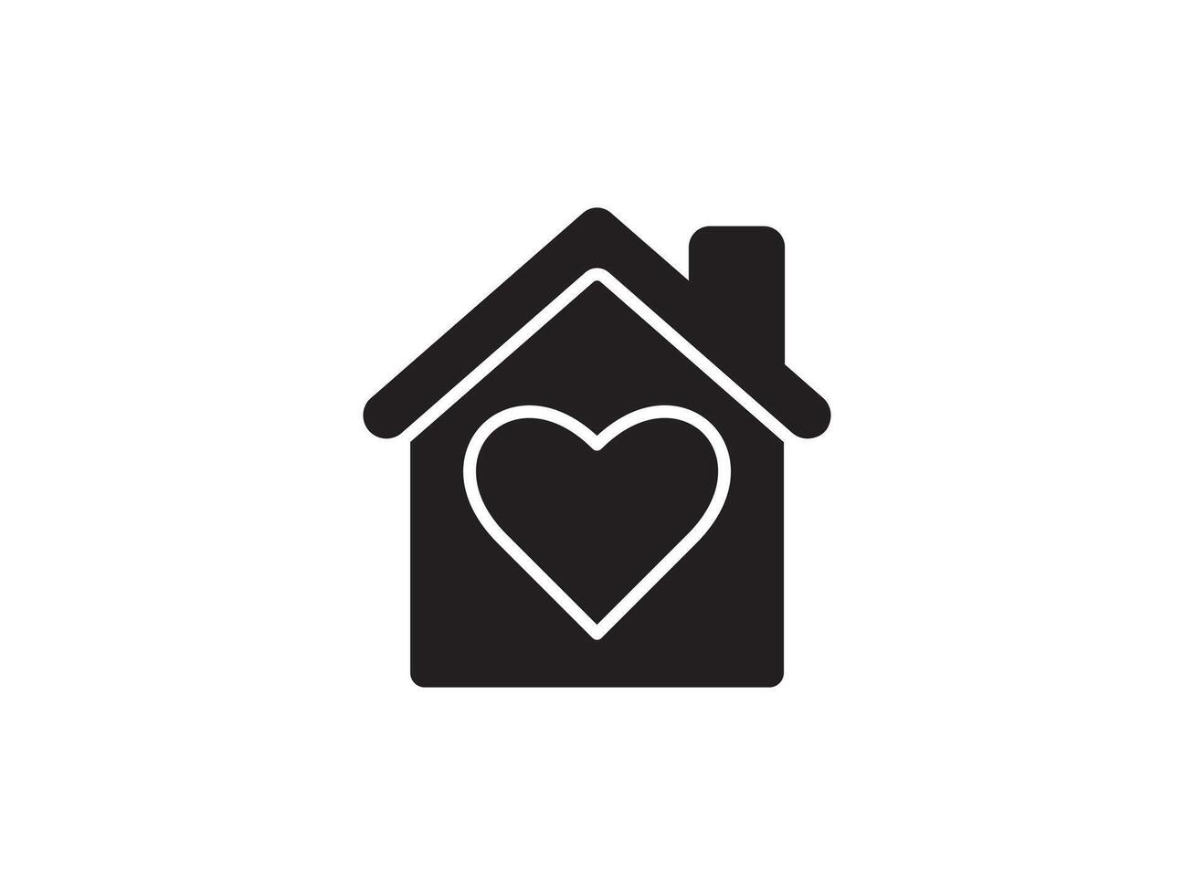Icon a house representation, isolated against a clean background. This simple symbol evokes a sense of warmth and security, embodying the concept of home. vector
