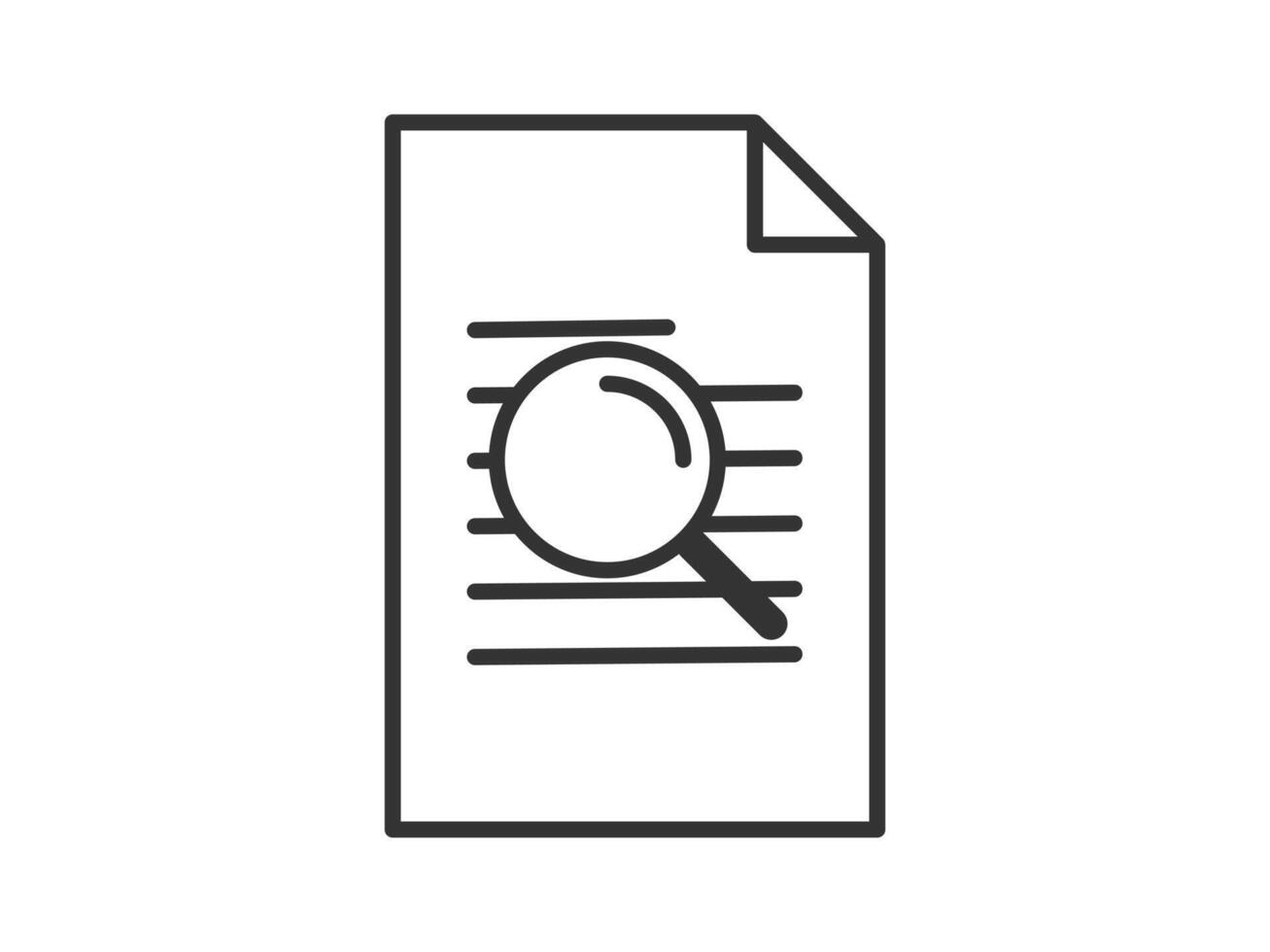 Illustration a icon depicting documents, suitable for web and mobile applications, isolated for use in graphic and design. vector