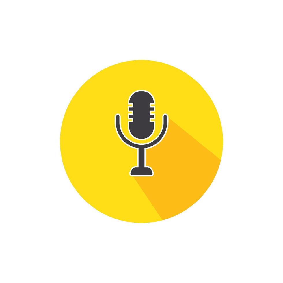Audio icon flat design vector