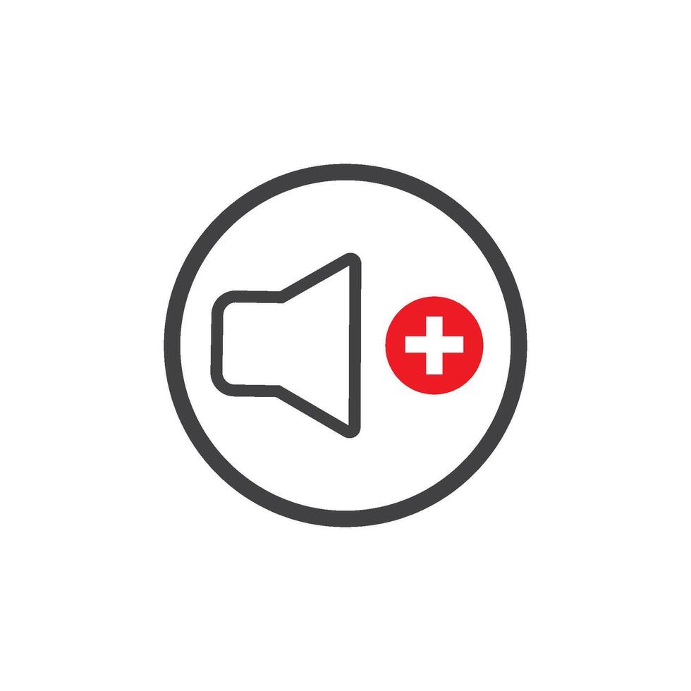 Audio icon flat design vector