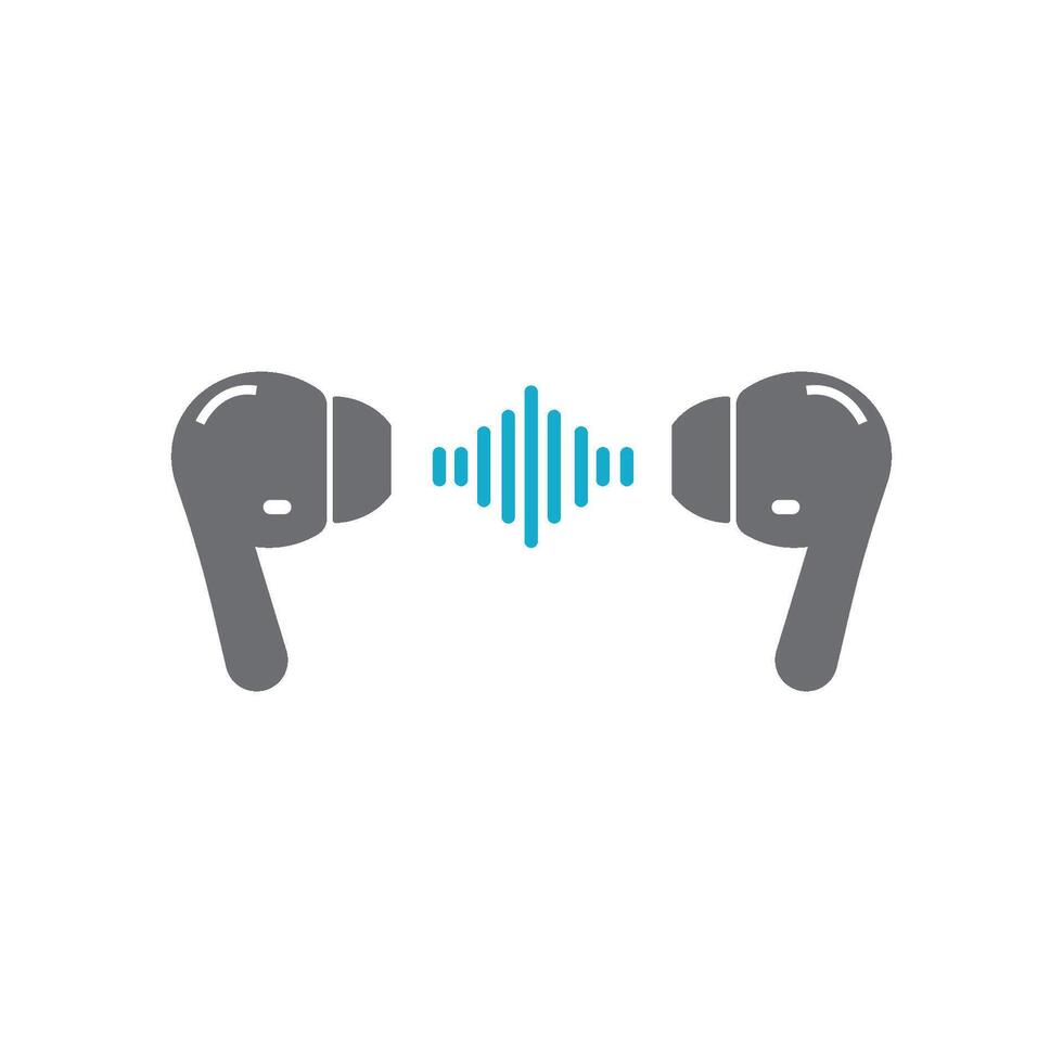 Audio icon flat design vector