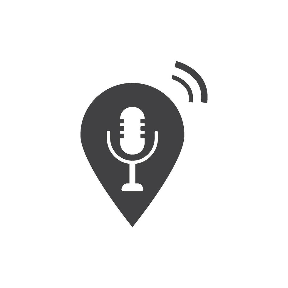 Audio icon flat design vector