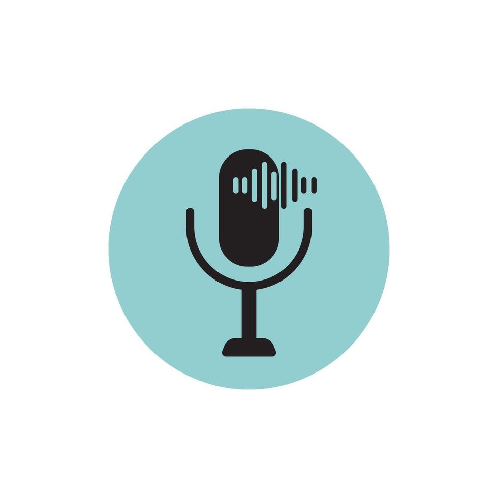 Audio icon flat design vector