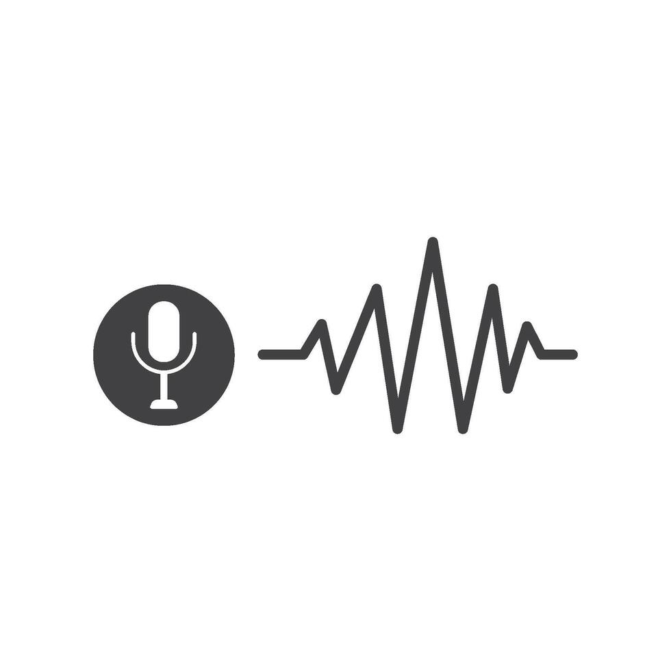 Audio icon flat design vector