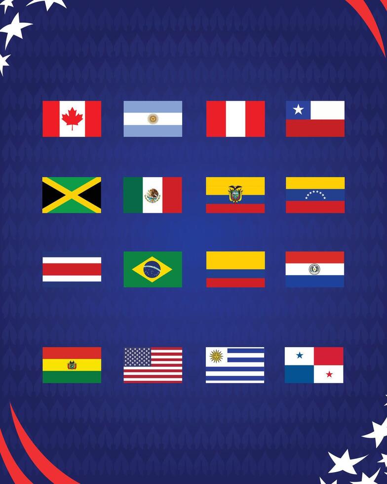 American Football USA 2024 Emblems Abstract Design Symbol Logo American Football final illustration vector