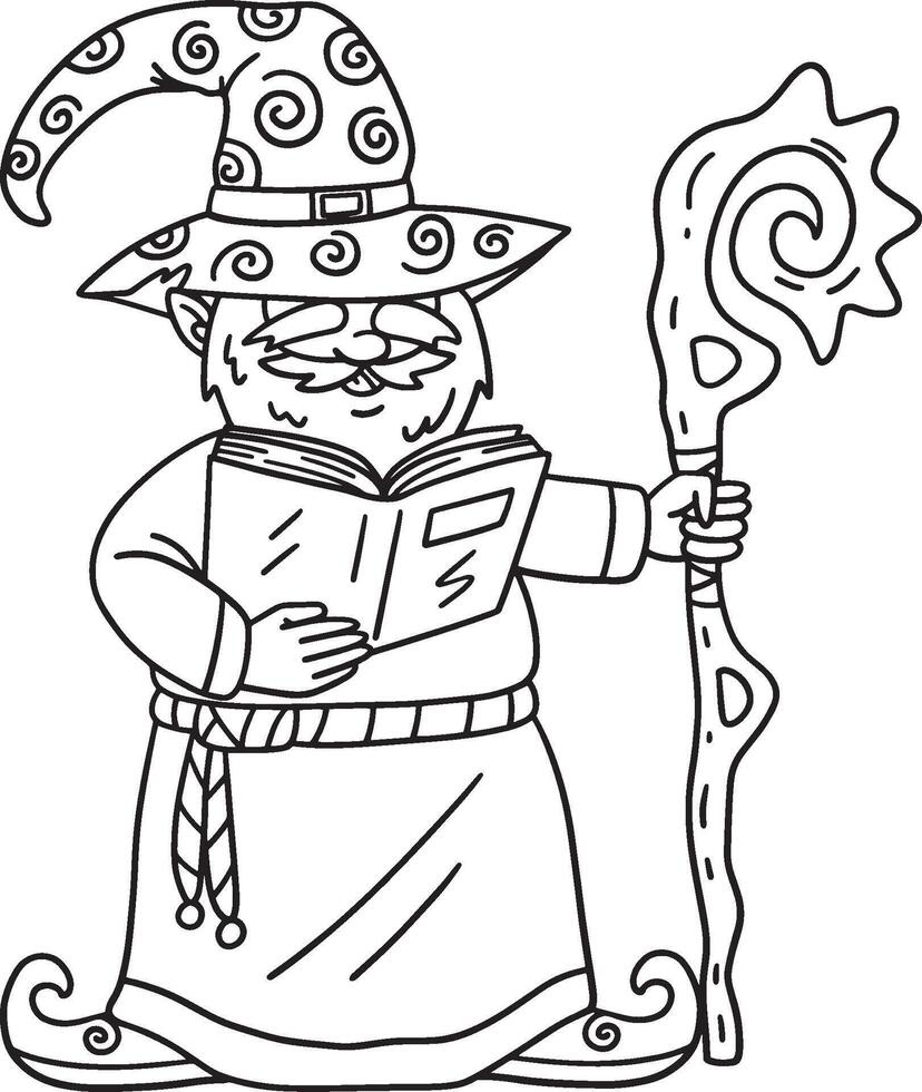 Wizard Coloring Vector Art, Icons, and Graphics for Free Download