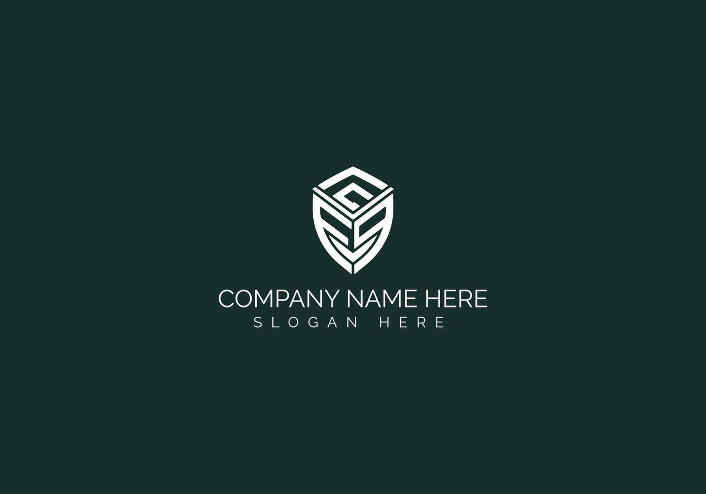 Logo template. Social media abstract gradient emblem logomark for vector