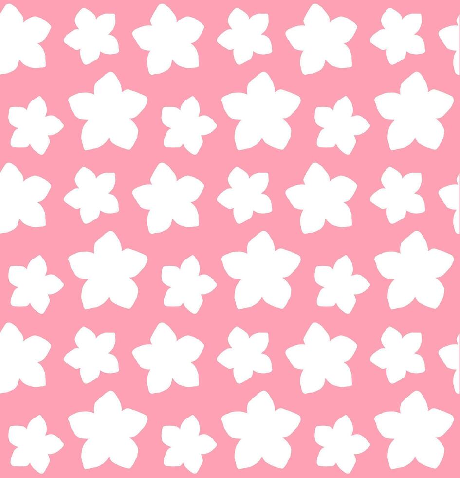 Seamless pattern of forget me not flower vector