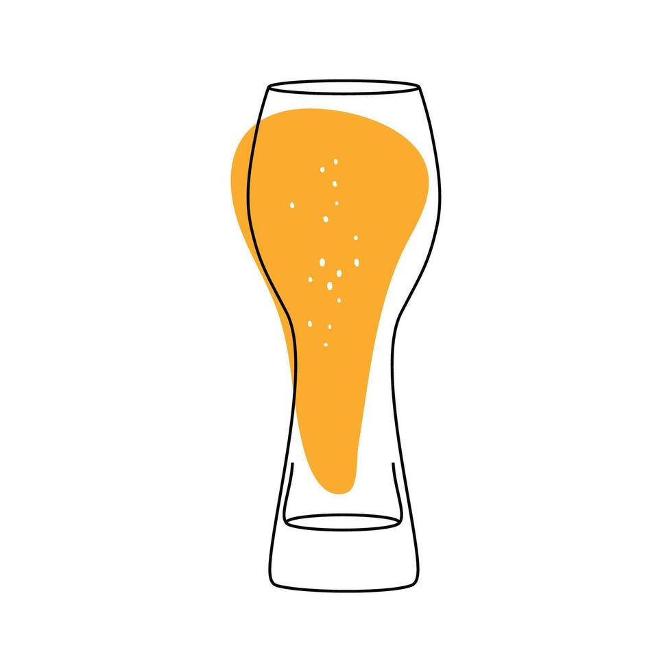 Soda and drink concept represented by glass icon. isolated and flat illustration vector