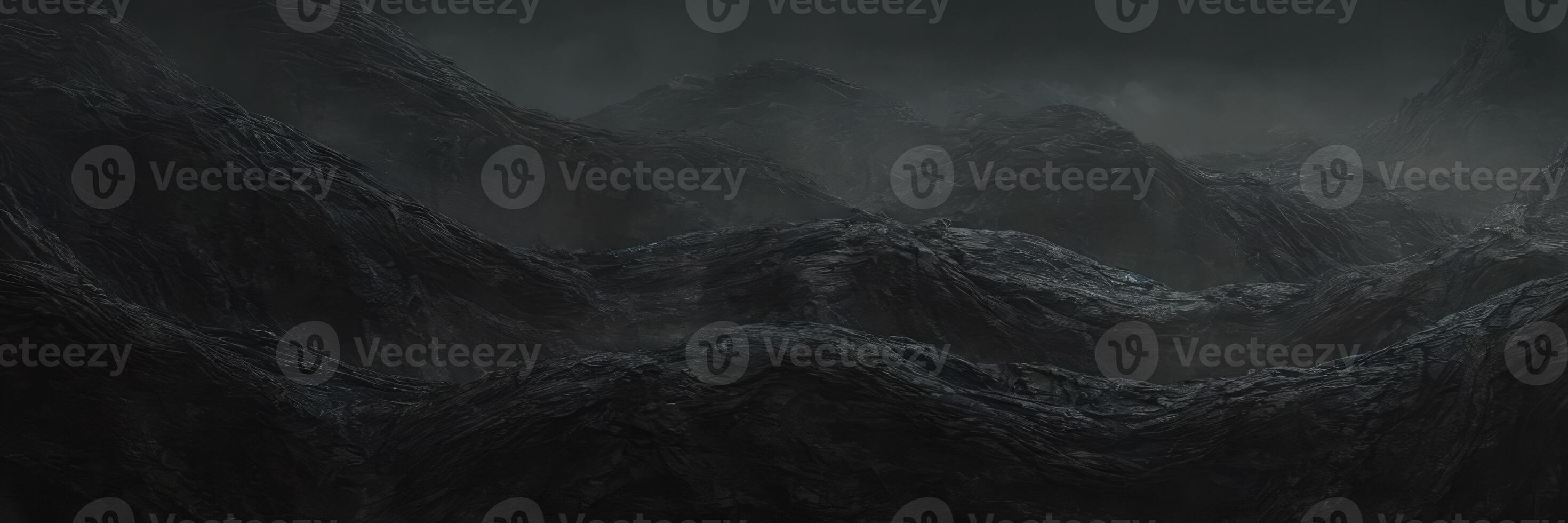 The texture of the dark hills. photo