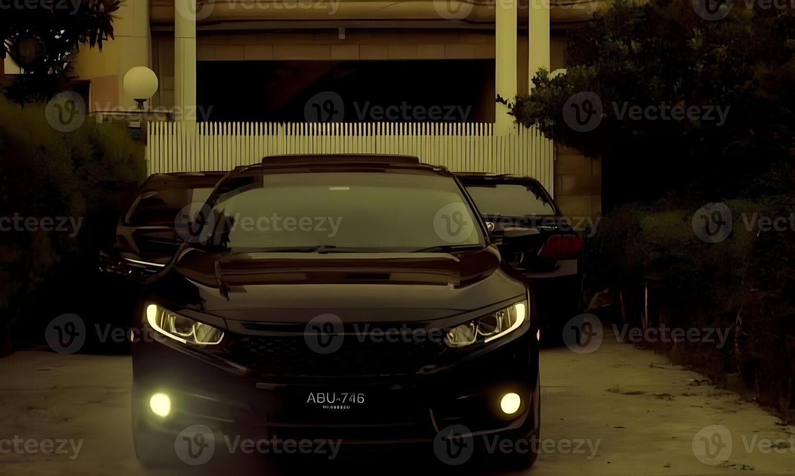 honda hr-v in the dark photo