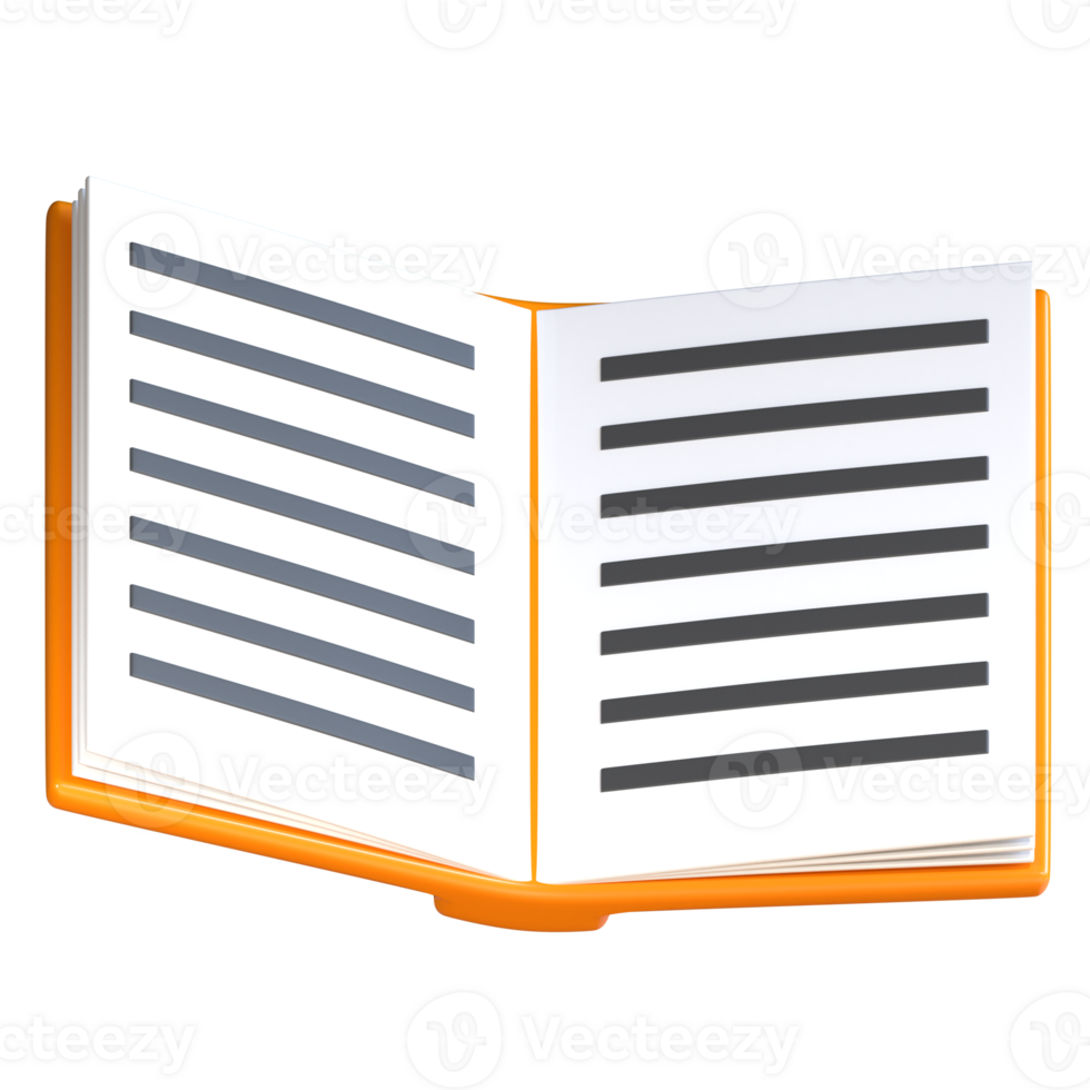 3D Book School png