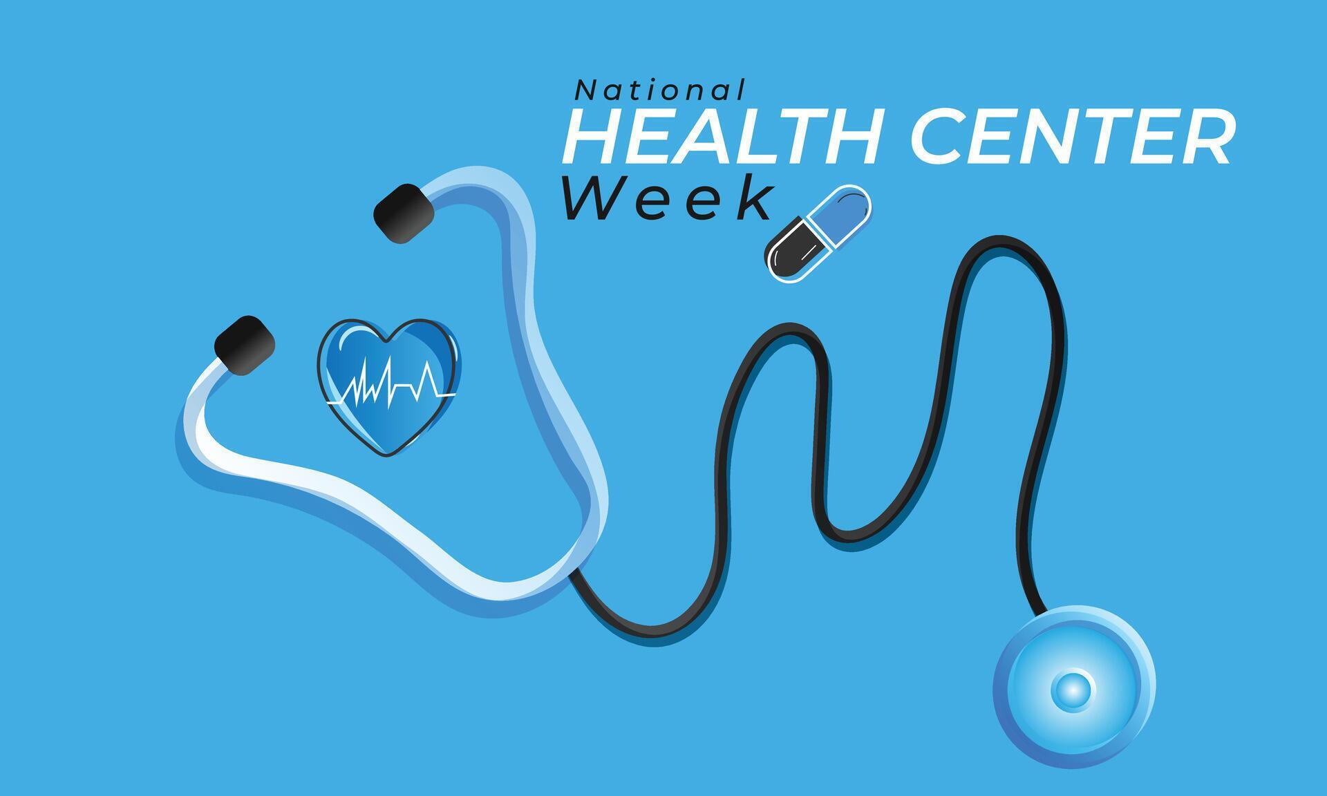 National Health Center Week. background, banner, card, poster, template. illustration. 46025307