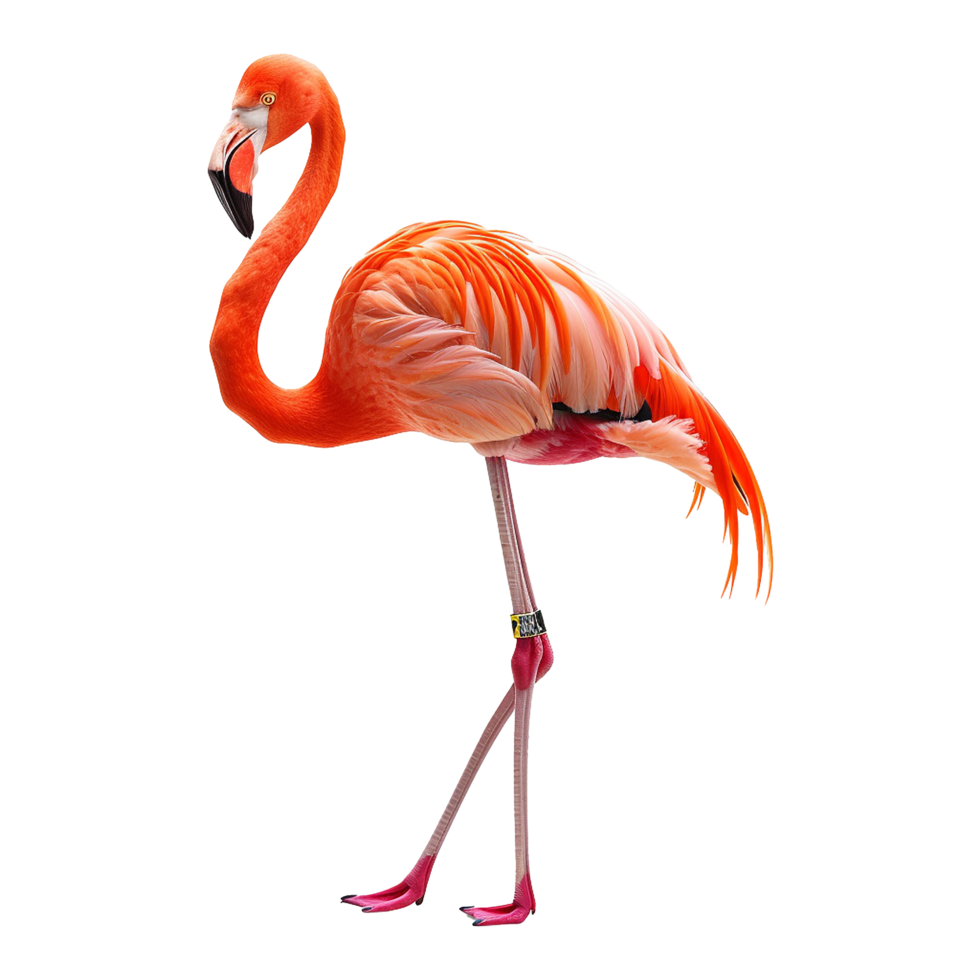 flamingo isolated on transparent background png