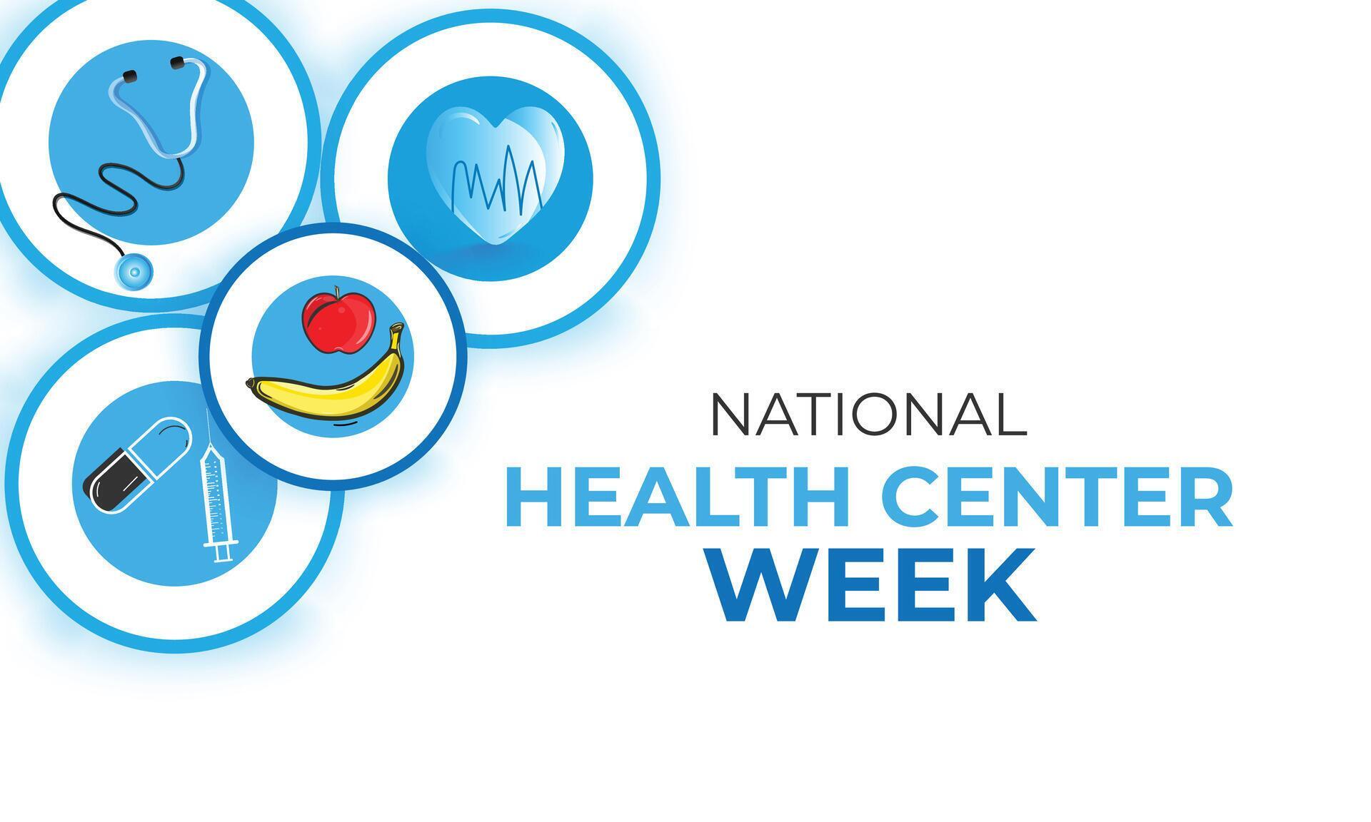 National Health Center Week. background, banner, card, poster, template. illustration. 46025412
