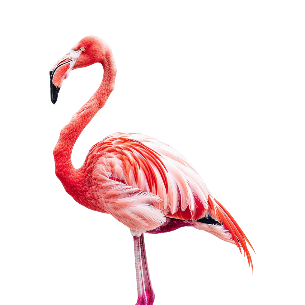 flamingo isolated on transparent background png