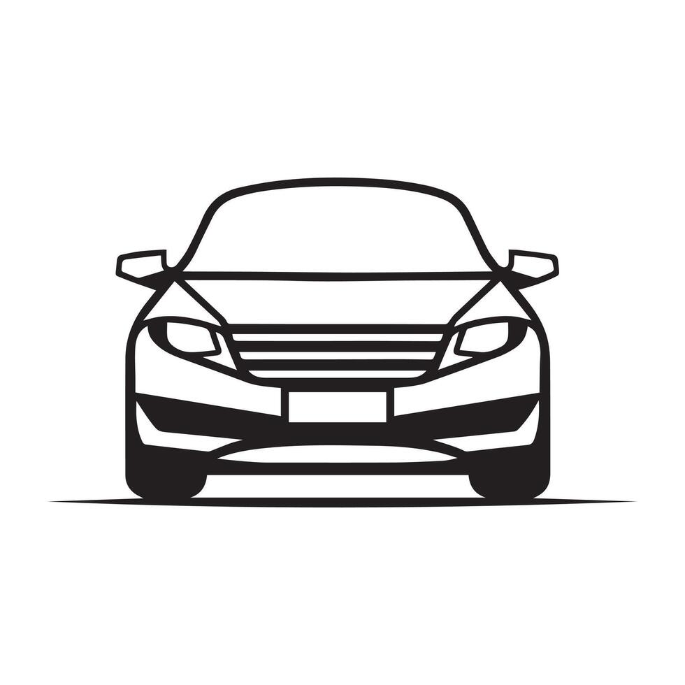 Car icon style collection. Symbol shape design. vector