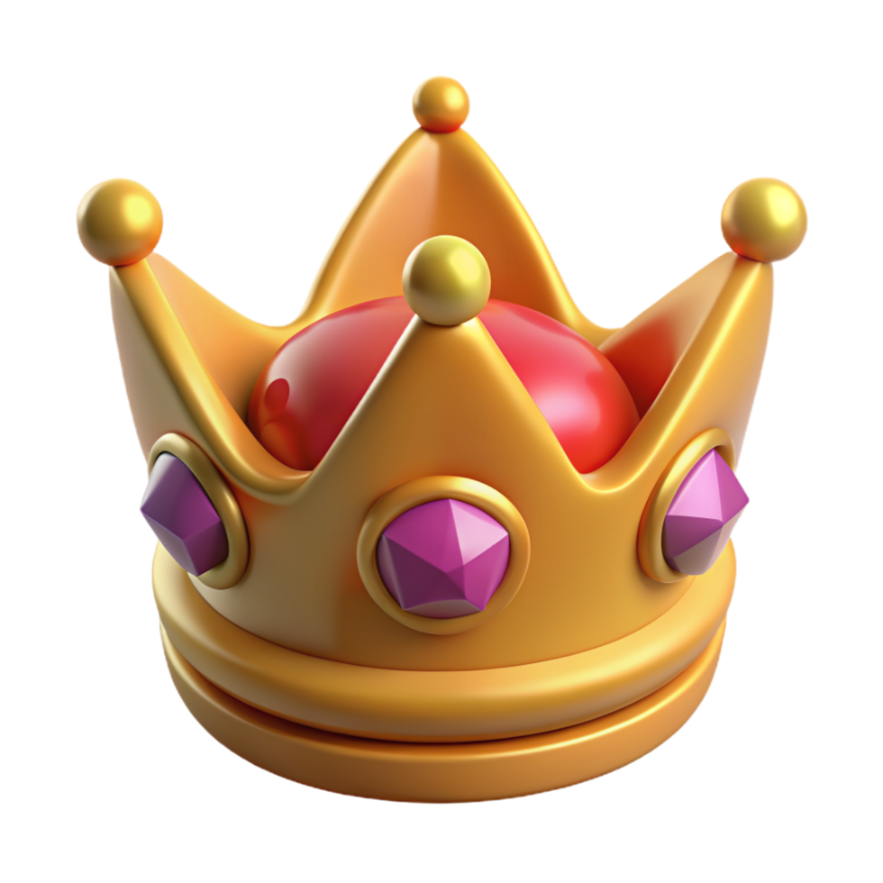 Golden Crown 3d Concept png