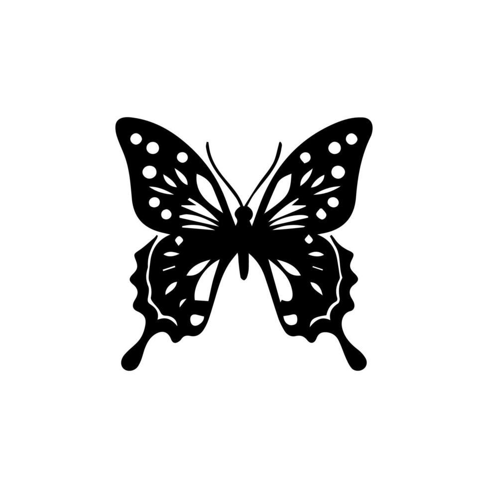 Beautiful Ornament Butterfly Decoration element Design vector