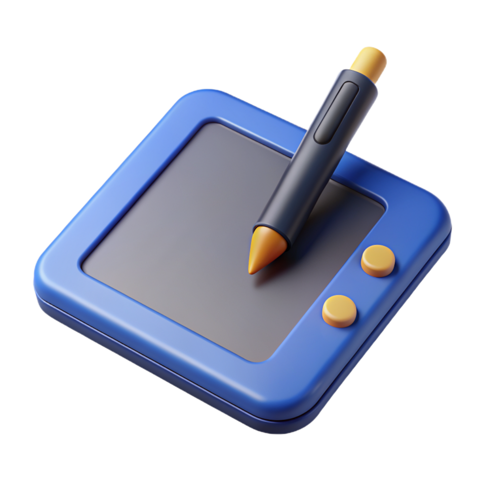 Pen Tablet 3d Illustration png