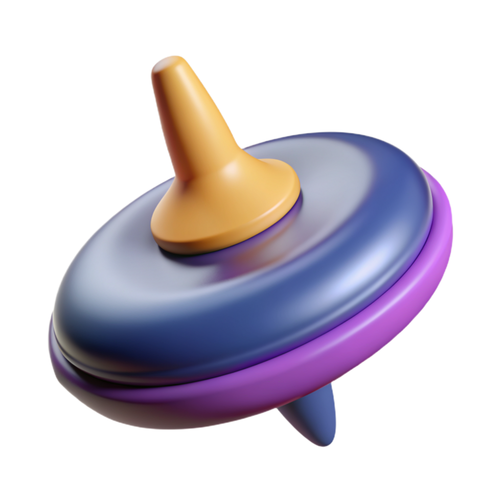 Spinning Top 3d Element png