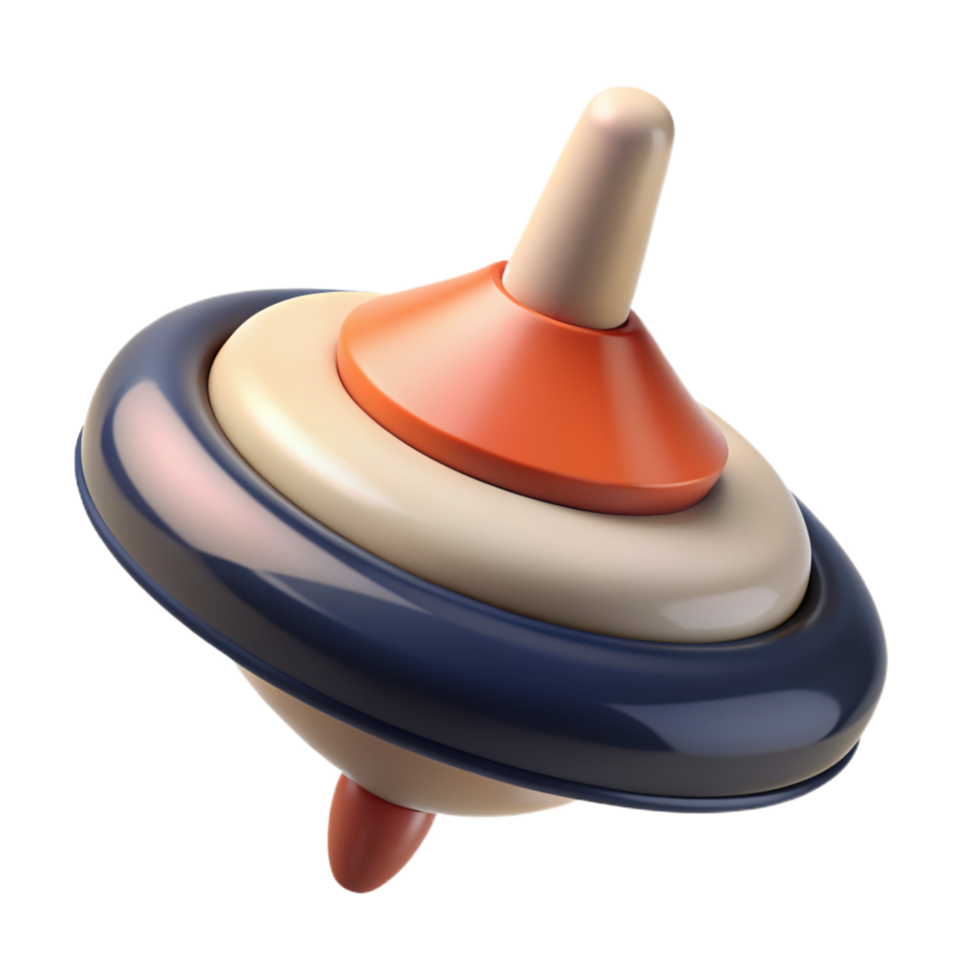 Spinning Top 3d Toy png