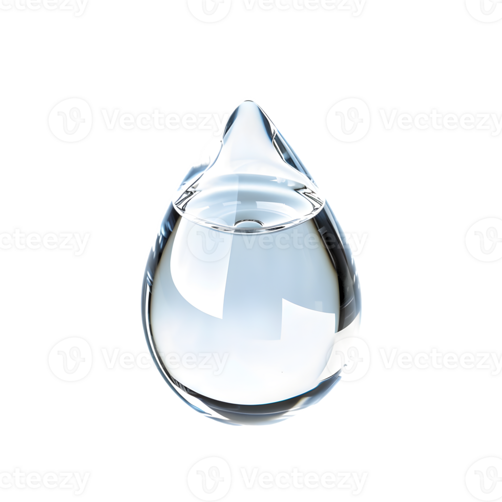 drop of water on transparent background png