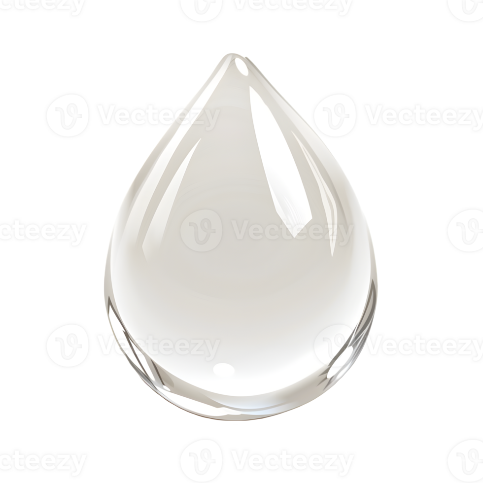 water drop isolated on transparent background png