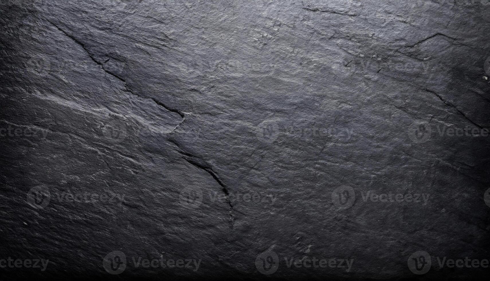 Slate Background Texture, Close-up of Polished Black Stone Surface photo