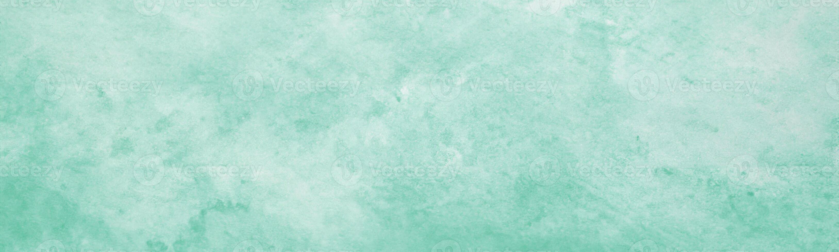 Green Watercolor Texture, Abstract Art Background with Copy Space photo